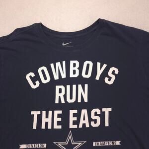 Nike Dallas Cowboys Short Sleeve Graphic Football T Shirt Mens Size 2XL Blue
